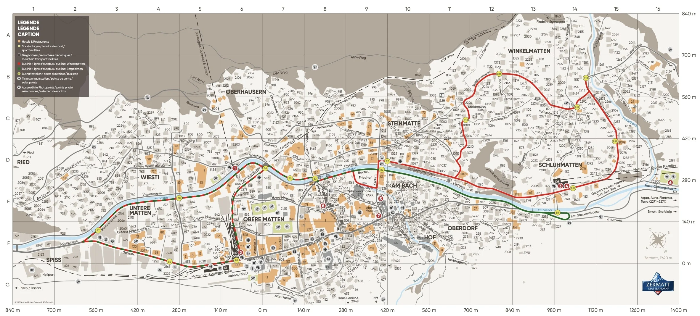 Zermatt Ski Holidays Best Ski Deals 2025 2026 WeSki Zermatt Street Map 